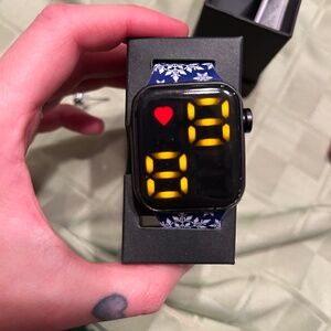 NIB Avon x Boussivie Holiday Shimmer Digital Watch